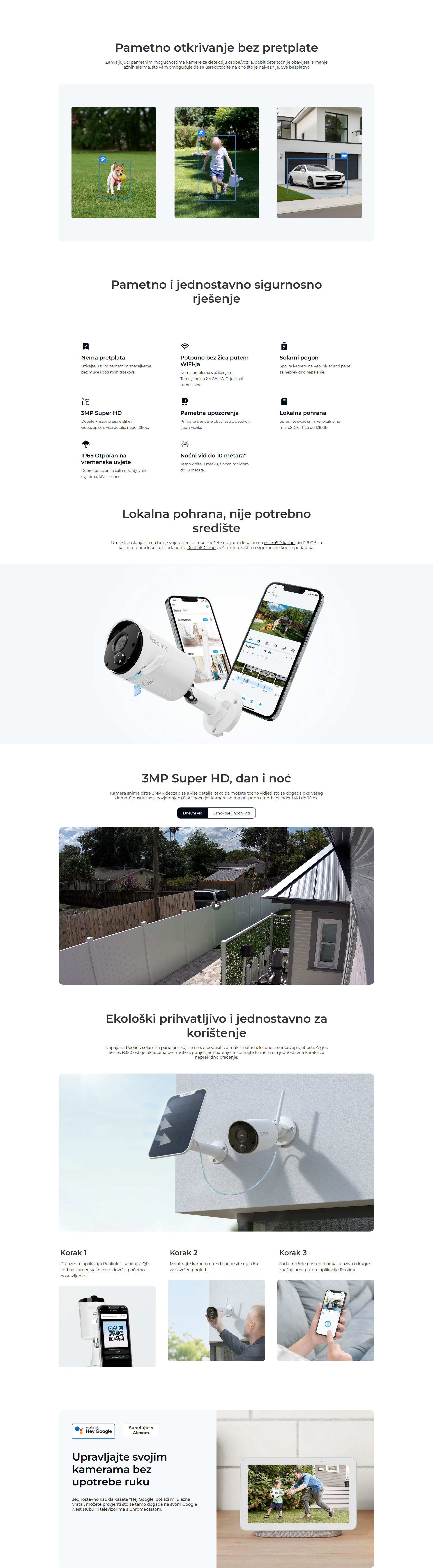 Reolink Argus B320-B 3MP opis